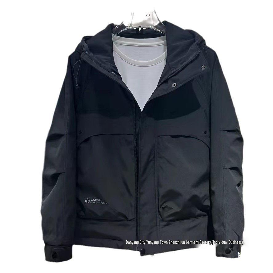2024 Men's Fashionable Windproof Hooded Cotton Jacket – Thick, Loose, and Stylish for Autumn/Winter