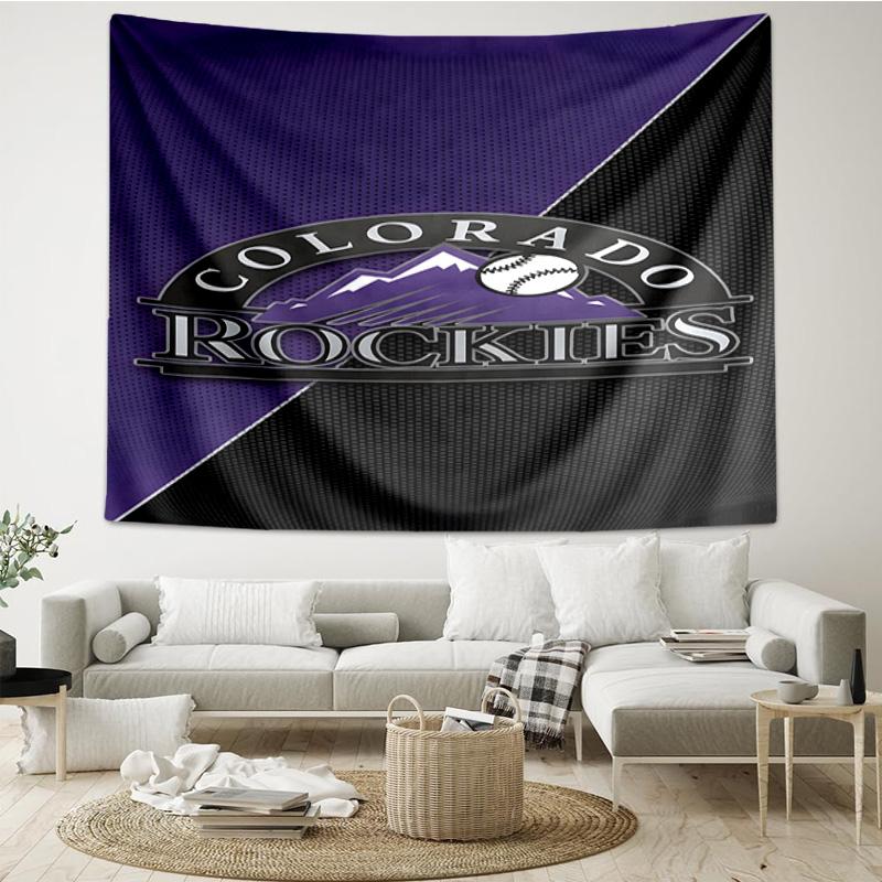 Rockies Baseball Quick-Dry Tapestry Hanging for Bedroom,Livingroom, Playroom,Decor Art Room Wall Tapestry Holiday and Birthday Gifts