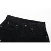 9905 CHROME HEARTS Men's and Women's American Style Trendy Jeans with Fabric Patches, Casual and Fashionable High Street Pants