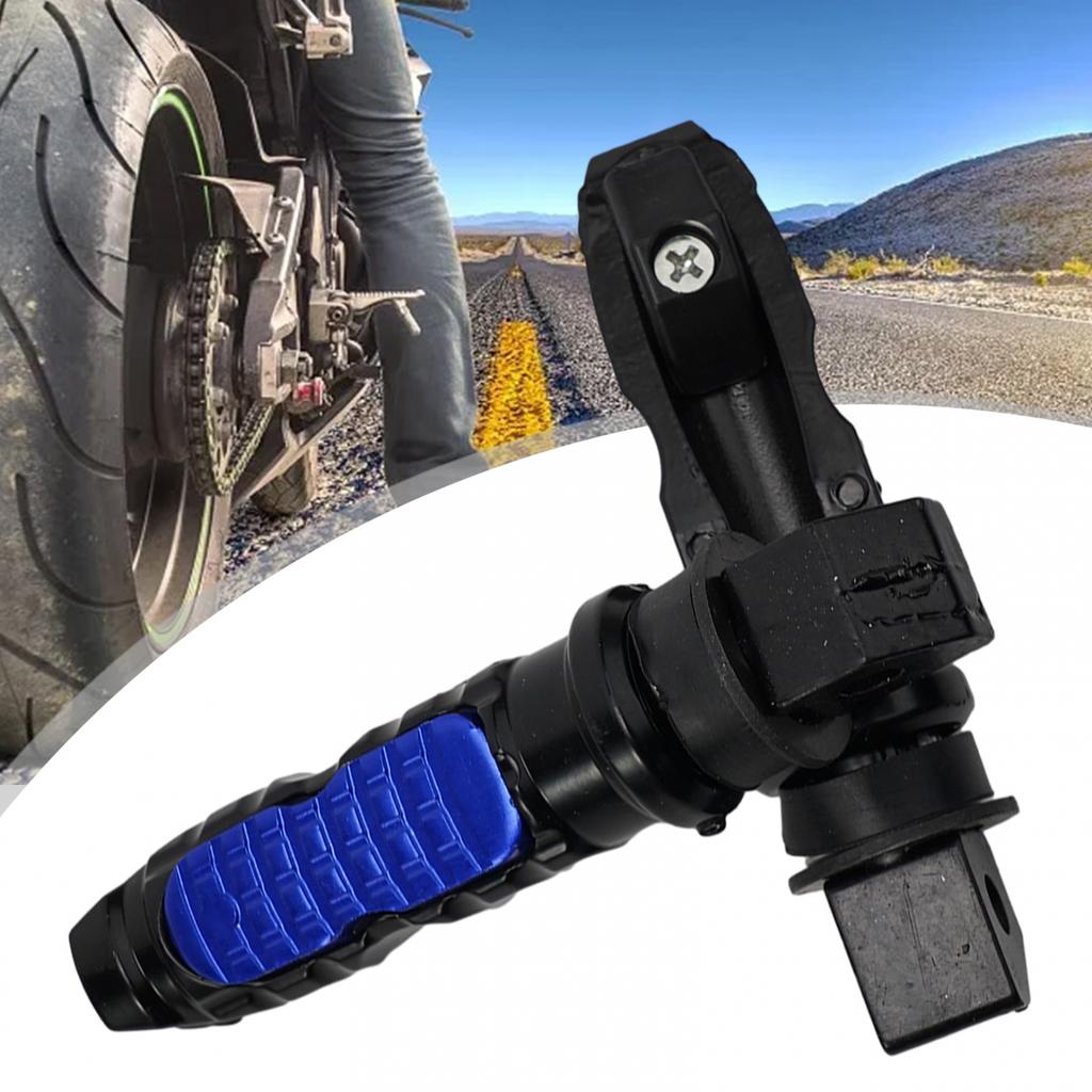 2Pcs Motorcycle Rear Passenger Foot Pegs General Aluminum Alloy Footrest