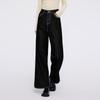 FivePlus Women's High-Waist Straight Loose Fit Denim Jeans