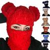 Bear Ear Balaclava Halloween Balaclava Bear Ear Hat Scarf Funny Hooded Beanie