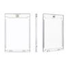 5 Transparent Acrylic Trading Card Sleeves With Magnetic Snap And Included Slot Ideal For 35PT Sports Memorabilia