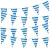 Polyester Cloth Double-sided Printing Party Checkered Banner Triangle Checkered String Flag