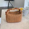 Straw Crossbody Bag For Women Fashion Bohemian Small Knitting Summer Purse And Handbag Ladies Casual Vacation Bucket Beach Bags