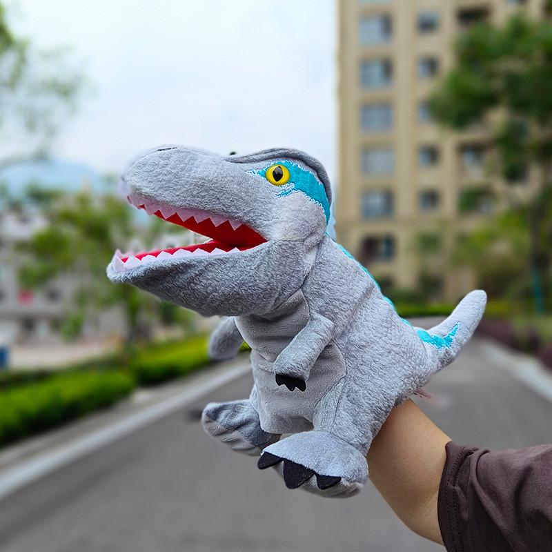 Pp Cotton Filled Dinosaur Plush Hand Puppet For Kids Play