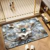 Květinový potisk Koupelnová zahušťovací podložka Koupelnové protiskluzové koberce K umyvadlu Vana Strana Podlahový koberec Sprchový kout Vstupní rohožka Paměťová pěna 3D podložka