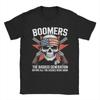 Streetwear T-Shirt Sommer Boomer Generation Badass Vorher Neuheit T-Shirts Herren Y2K Lustiges Muster Kurzarm Top T-Shirts - M...