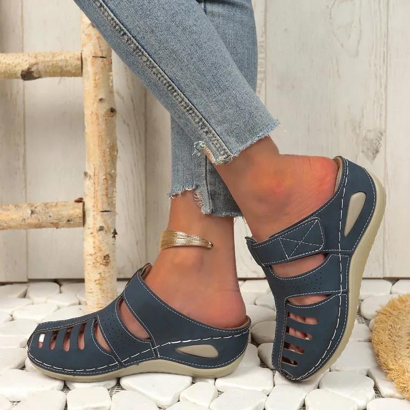 Chaussures femme sandales été extérieur chaussures femme chaussures de marche antidérapantes sandales compensées femme chaussures souples sandale femme femme