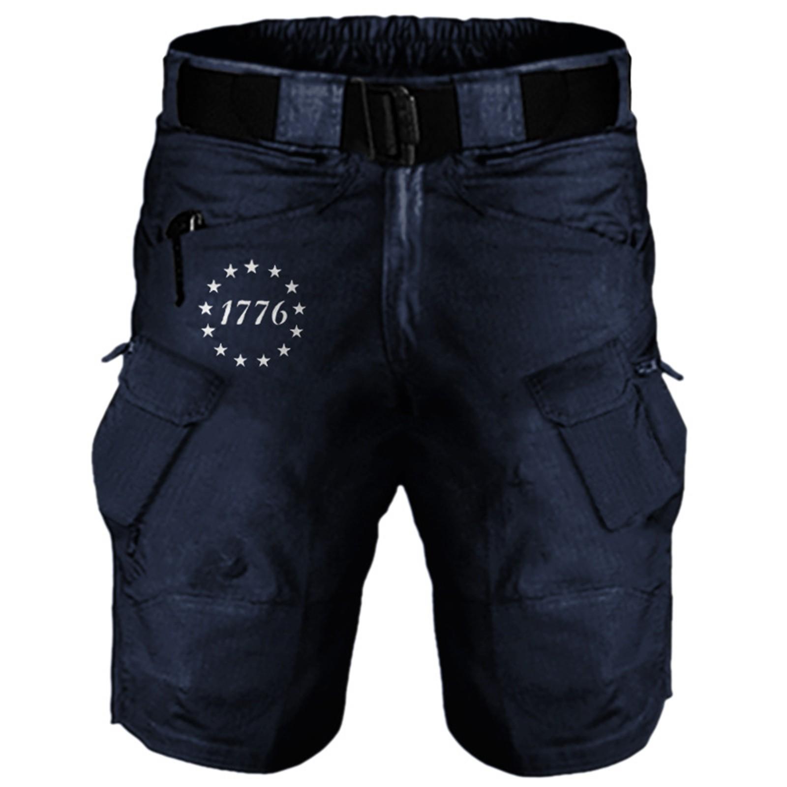 

Мужские летние шорты Шорты Свободные рабочие шорты Офицерские шорты Тренировочная форма Летние шорты Шорты XL синий