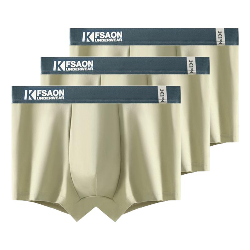 3 Pcs Men's Boxer Briefs Shorts Undies Underwear Breathable Undershorts Panties Boy Big Underpants L XL XXL 3XL 4XL