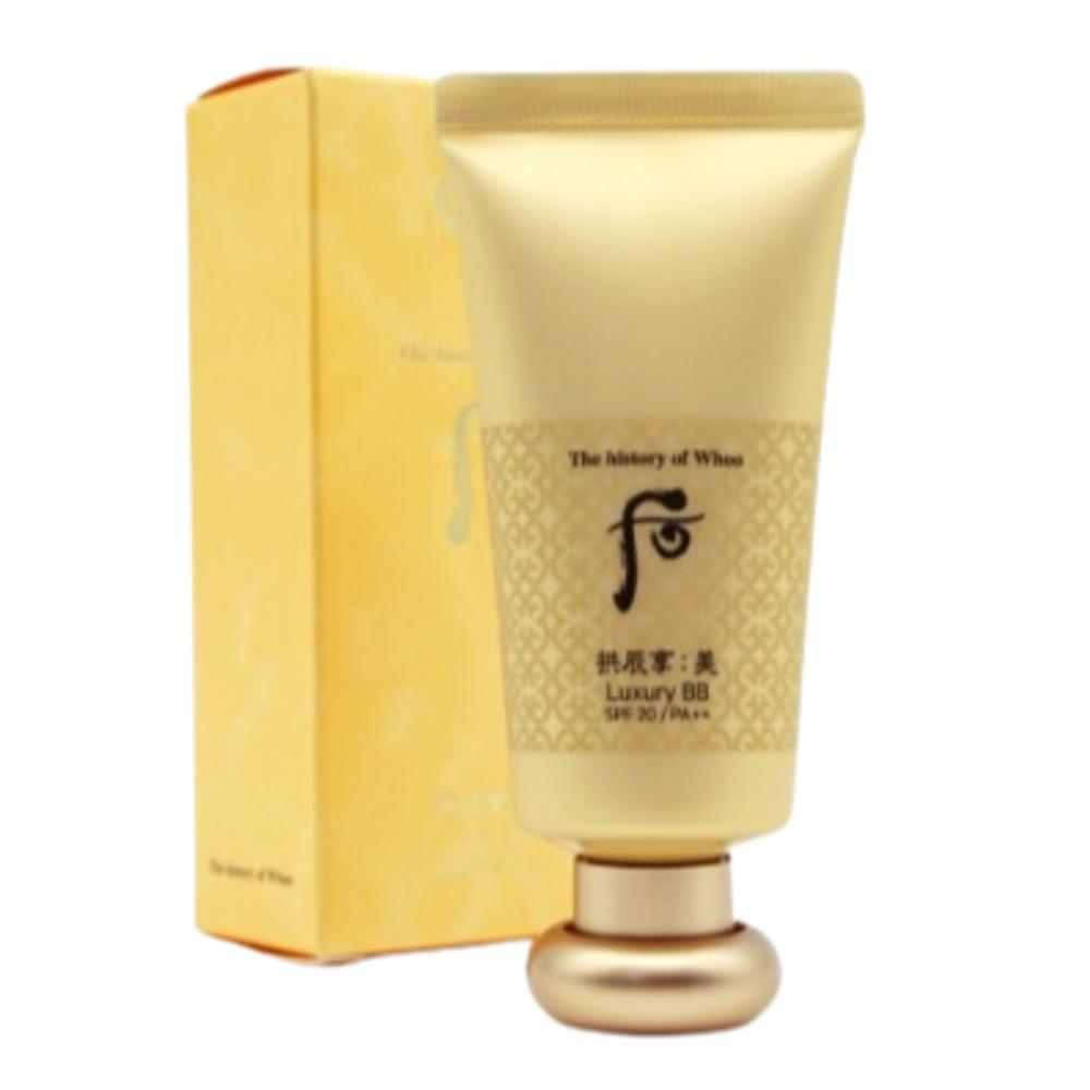 The History of Whoo Gongjinhyang Mi Luxury BB Cream SPF20 PA++ 45ml Korean Herbal Hydrating & Brightening BB Flawless Coverage K-Beauty
