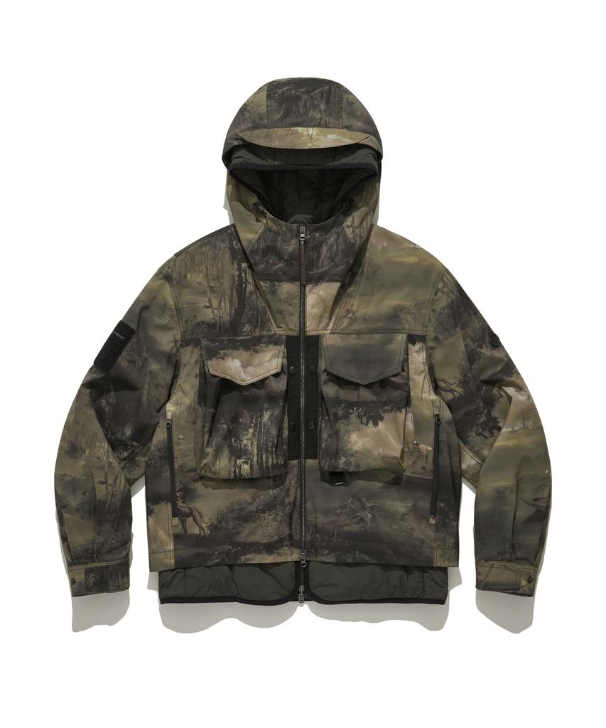 Helement River Detachable Padded Jacket (Khaki)