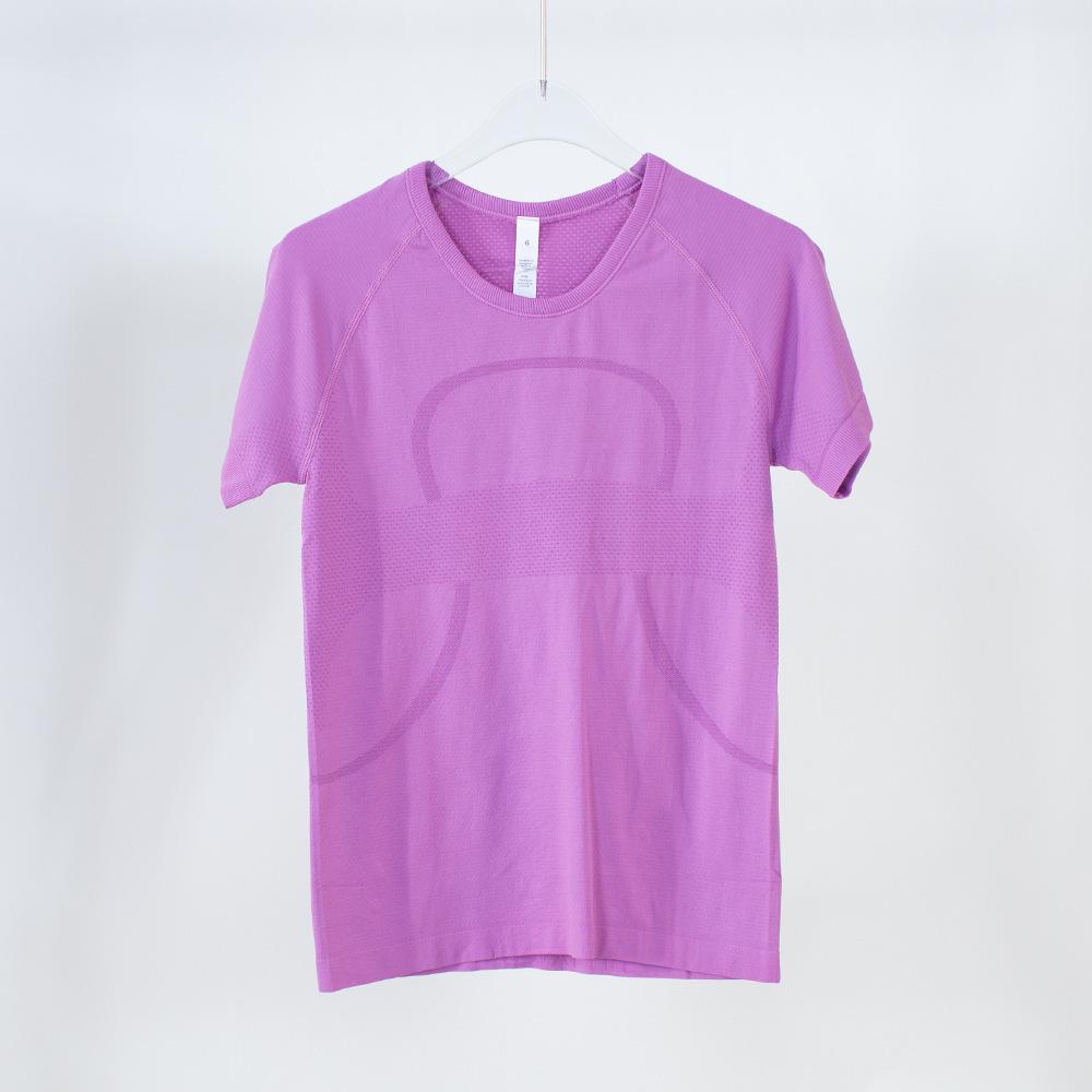 Women's Seamless 2.0 Yoga T-shirt - High Elastic, Tight-fitting Short Sleeve for Fitness & Jogging