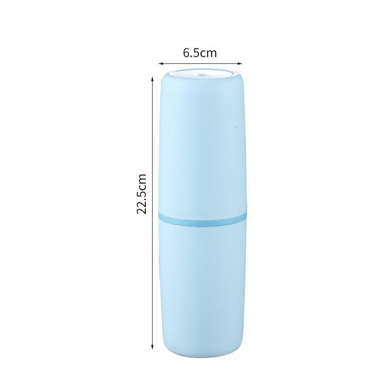 Removable Travel Toothbrush Storage Case | Water-Resistant Divided Sections | Ingenious Storage Cup Toiletry Organizer Caddy