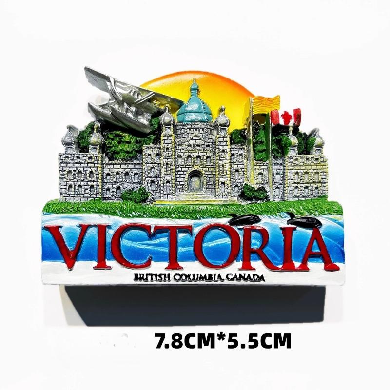 

Canada Victoria Fridge Magnets Ottawa Vancouver Tourism Souvenirs Canberra Toronto Fridge Stickers Home Decor Wedding Gifts