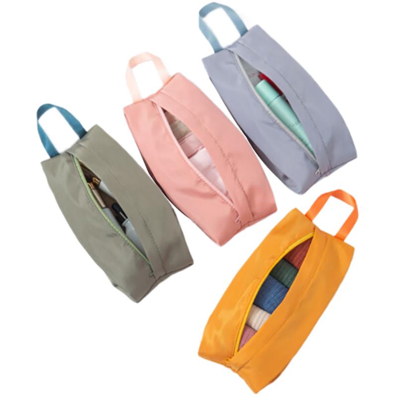 4pcs Travel Travel Underwear Organizer Bags Socks Storage Bag Underwear Separate Bags with Handle Zipper Sundries Pouch