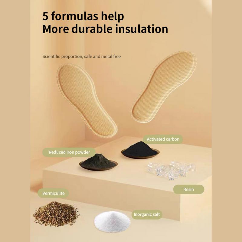 Heated Insoles Shoes Sole Mesh Deodorant Breathable Cushion Heating Insoles For Man Women Feet Warmer Winter Warming Foot Pad