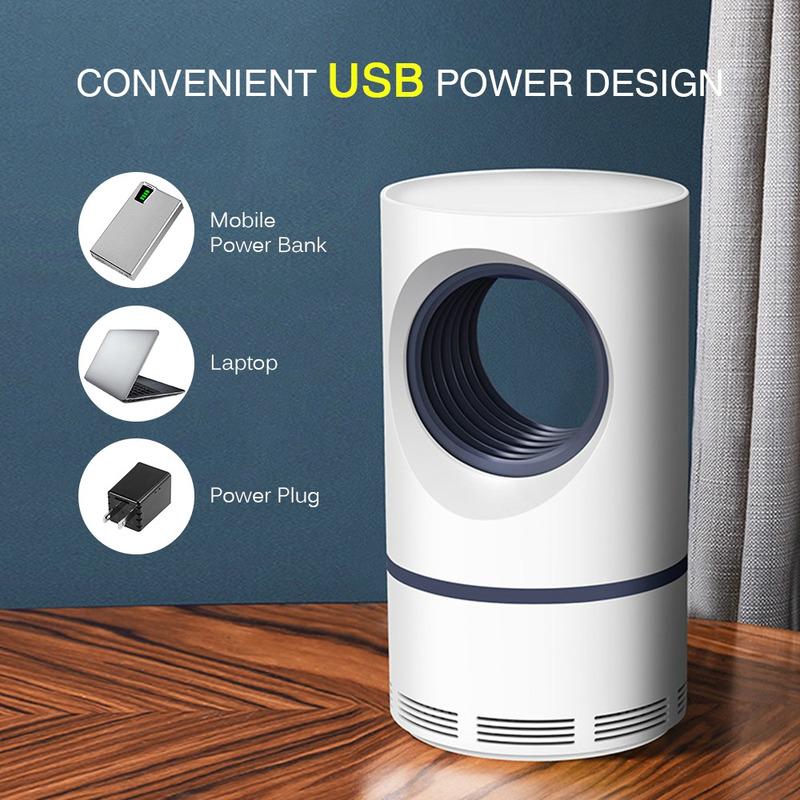 Home Supplies Photocatalytic USB Mosquito Killer Lamp LED Light  Insect Trap Electric Photocatalytic Mosquito Killer Lamp