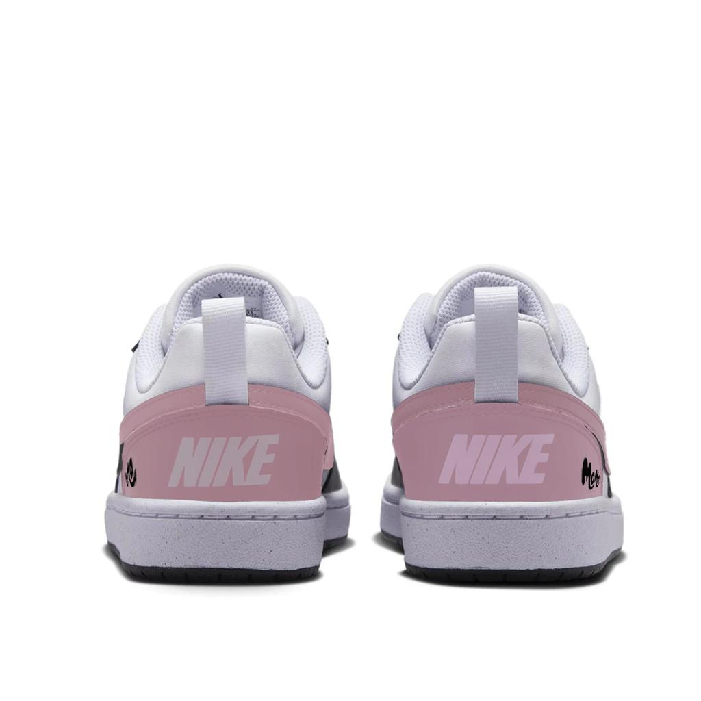 Nike Court Borough 2 Skateboard Shoes Unisex Low top Black DV5456-131(Team604-momo)