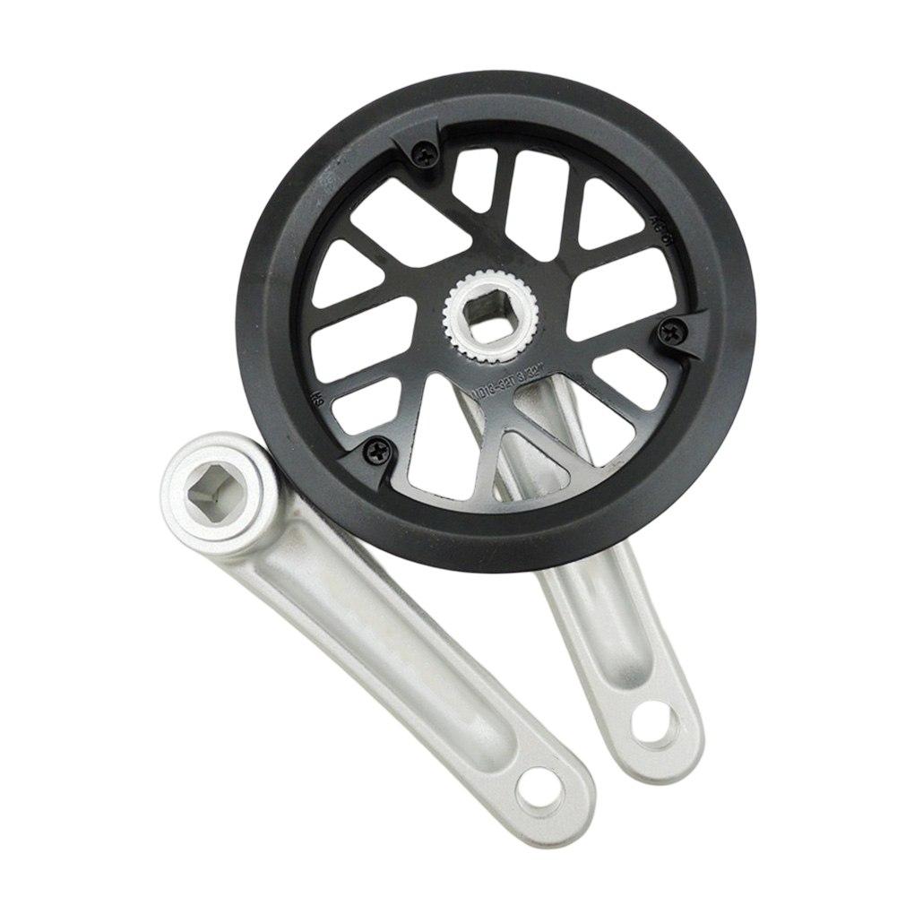 127/140/152MM Crankset 32T Alloy Ebike Kids Children Folding Bike Chainwheel Crankset  Folding Bike Chainring Replacement Parts