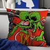 RRat Fink Pillow Cover for Bedroom Room and Living Room Sofa Decorative Cushion Cover