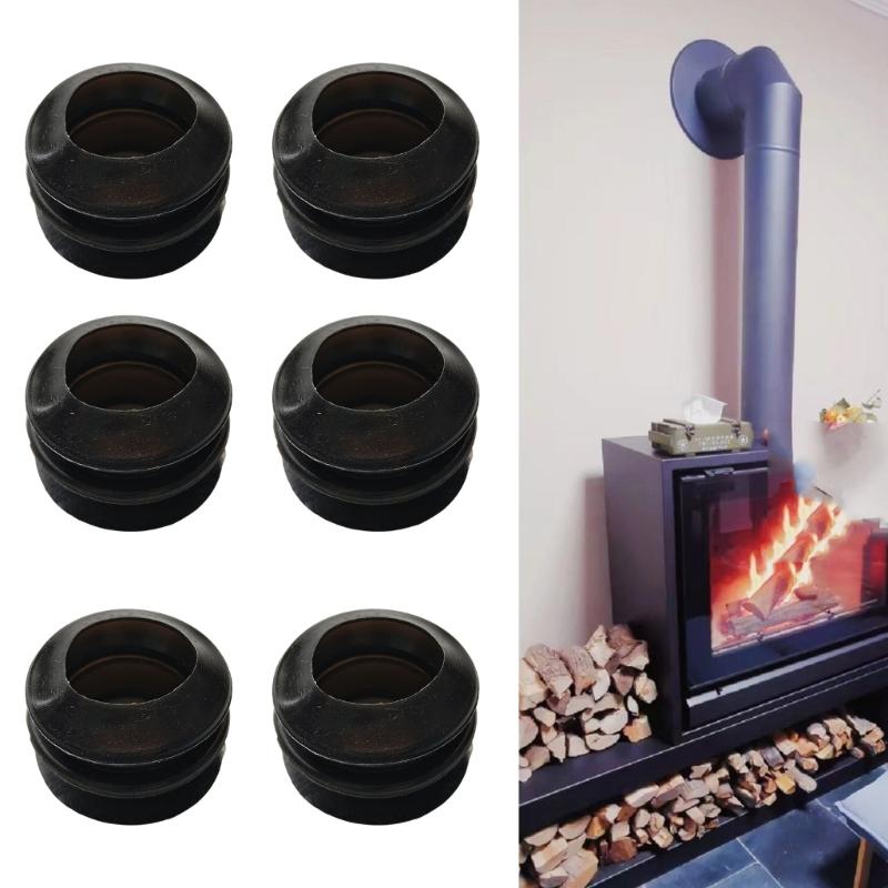 10Pieces Practical Sturdy Rubber Gasket Seal Convenient for Stove Knob Protective Against Moisture and Greases