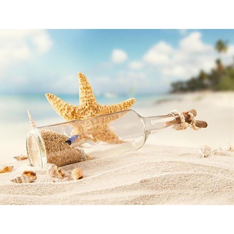 New 5D DIY Sea View Diamond Painting Starfish Diamond Embroidery Animal Cross Stitch Full Round Drill Home Decor Art Gift