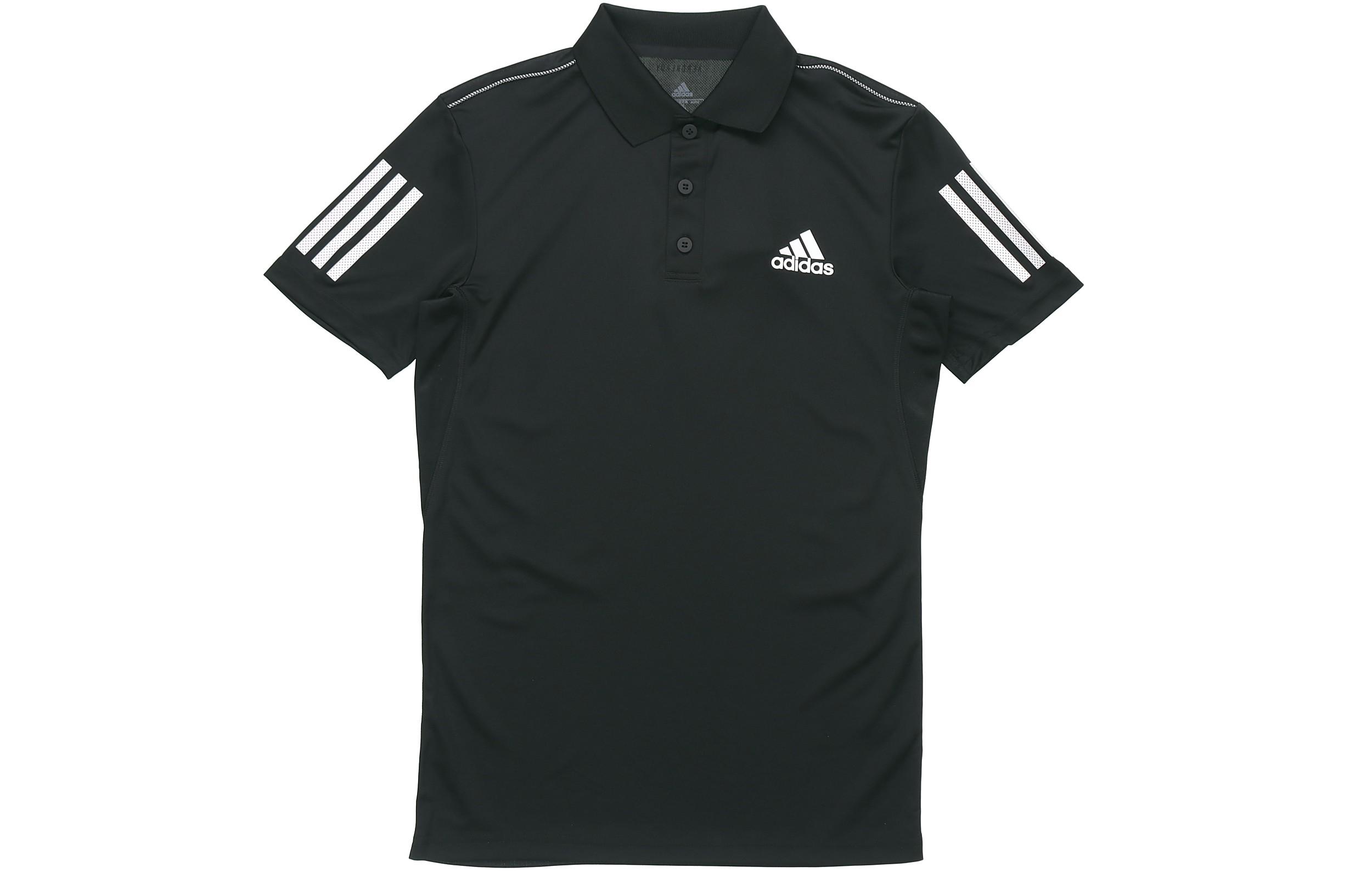 Adidas 3 Stripes Polo Shirt Men s Black DU0848 XS