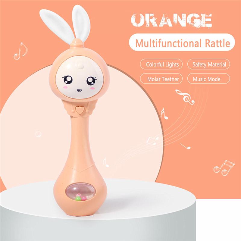 Cute Baby Toy Light Rattle Music Rhythm Stick Kids Gift