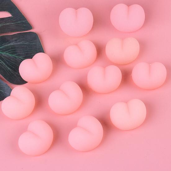 5/10/20Pcs Pink Butt Squeeze Toy Stress Relief Slow Rising Mini Ass Sensory Toy Anti-collision Pad Relaxation Soft Stress Ball Fidget Toy