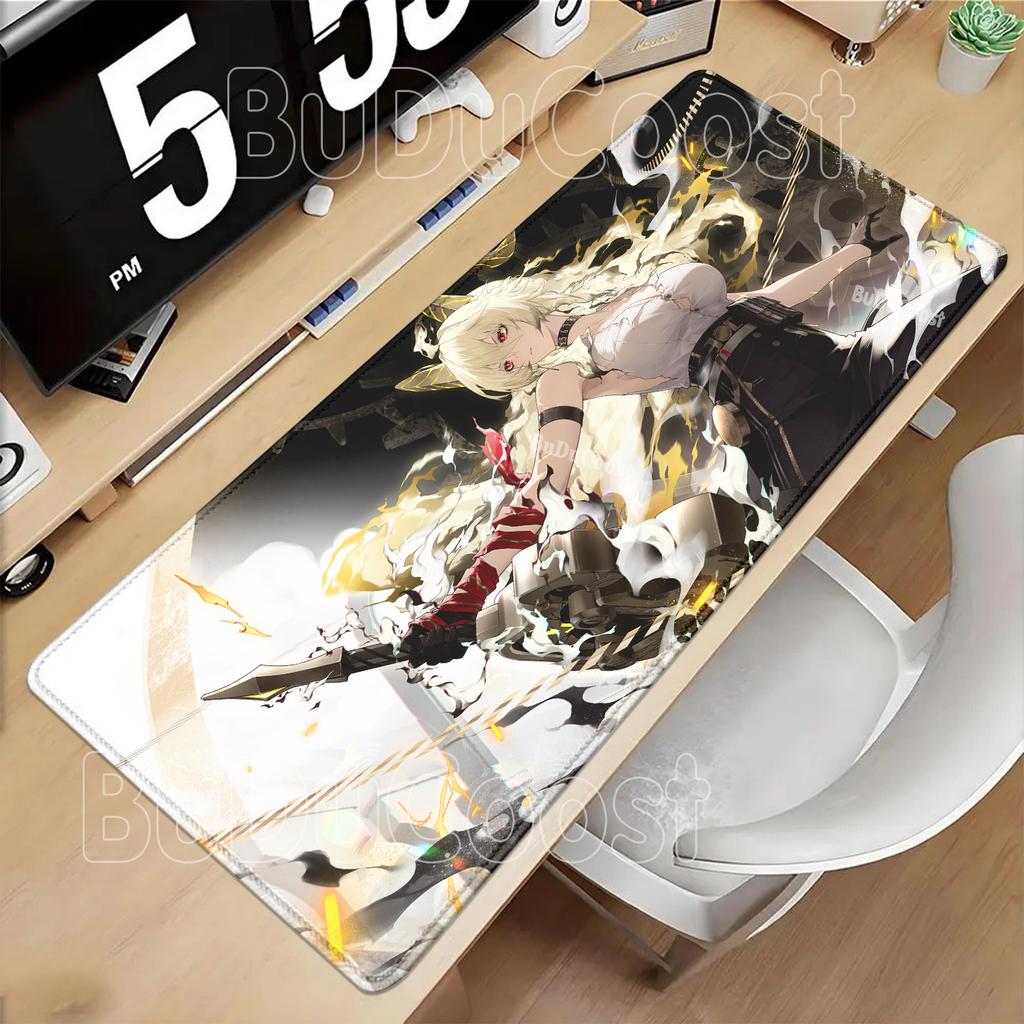 New Zani Wuthering Waves WuWa Anime Girl Mousepad Large Gaming Keyboard Anti-slip Rubber Desk Mat PC HD Printing ESports Carpet