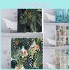 Charming Flower Bird Water Shower Curtain Designed For Optimal Bathroom Protection