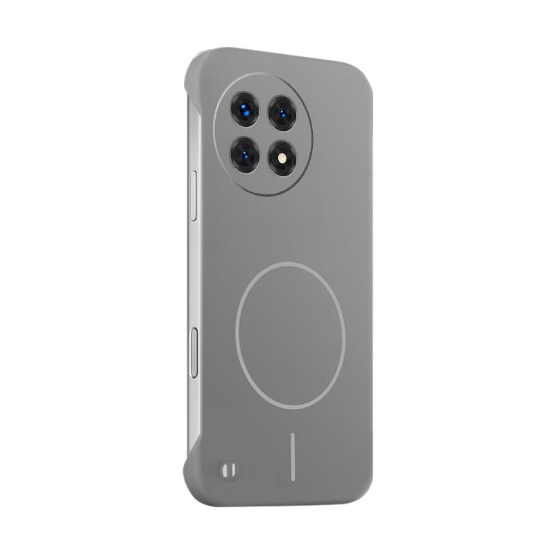 Compatible with OnePlus Ace 5, this skin-feel, magnetic, matte, drop-proof, solid color, anti-fingerprint protective case offers seamless protection.