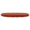 Back Cushion Red Orange 140 x 50 cm Corduroy Fabric