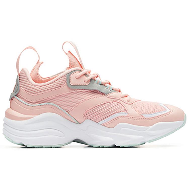 New Anta Height Increasing Low Top Chunky Sneakers Women's Pink 92938867-1
