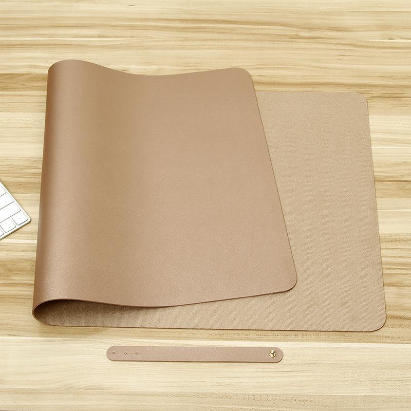 In-stock Large Leather Mouse Pad, Office Desk Pad, Waterproof and Oil-proof, Business Minimalist Desktop and Computer Desk