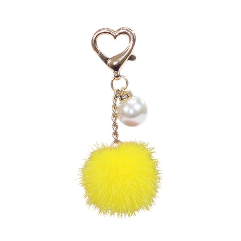 Plush Bag Pendant Practical Key Holder Decor Car Keyring Ornament for Backpacks
