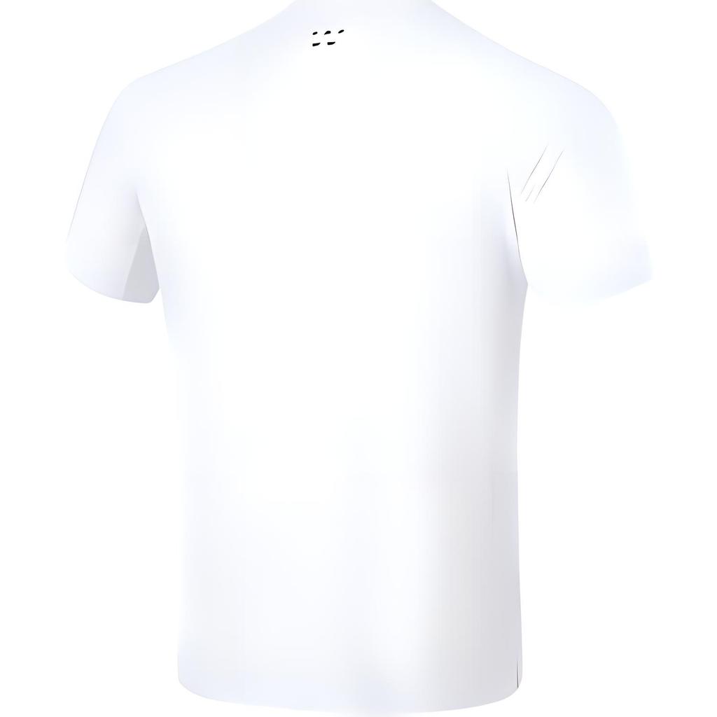 Li Ning Fitness Series Letter Sports Casual Simple Short Sleeve T-Shirt Men Tops Standard-White ATSU007-5