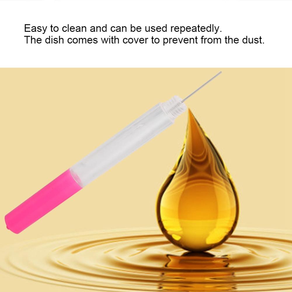 Plastic Material Oil Pin Pen Black Color Watch Repair Tool Clock Repair Tool  Watchmakers Use