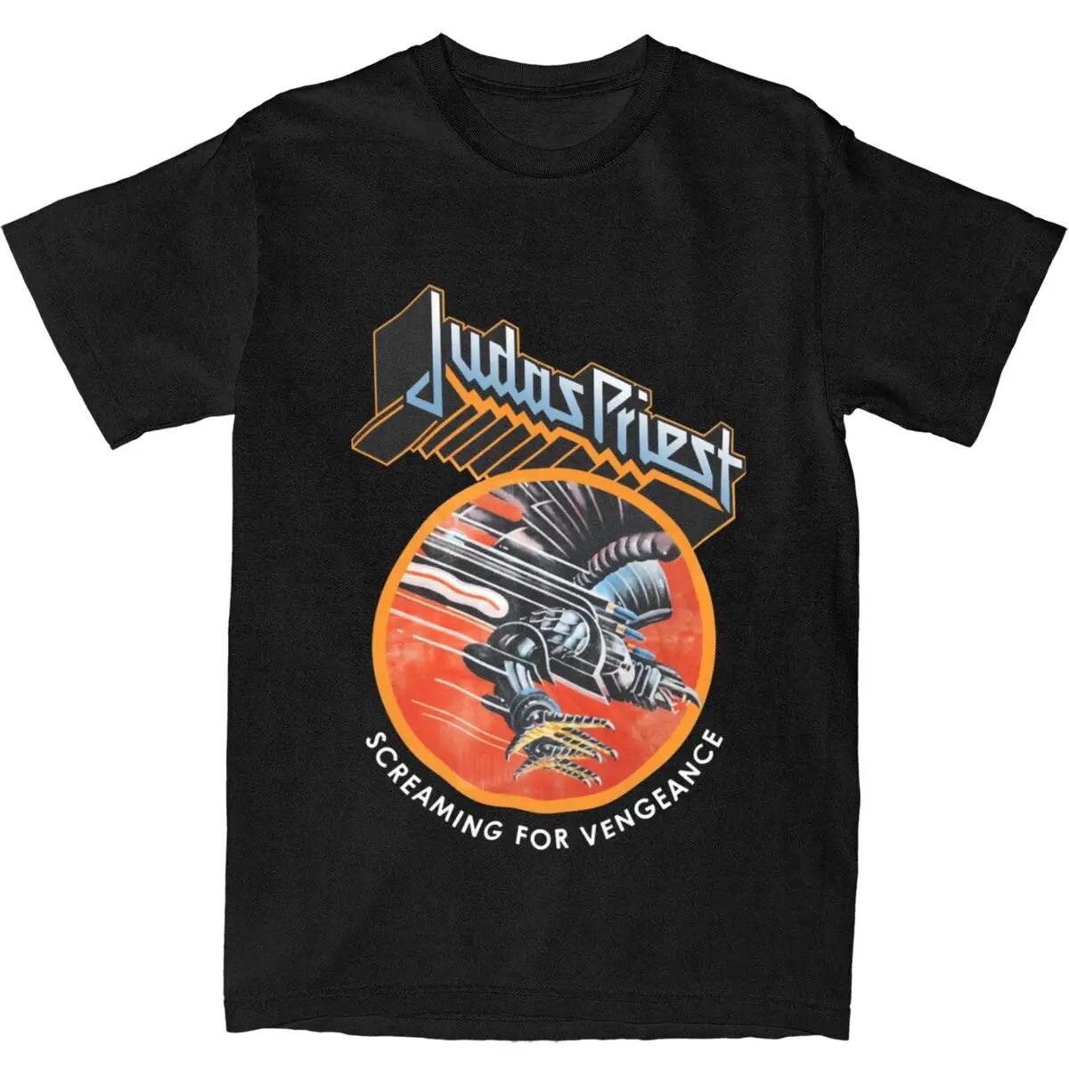 Judas Priest T Shirt Rock Band Hipster Tshirts Short Slee... S