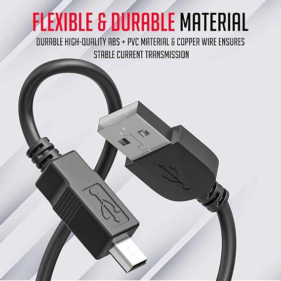 5 pin mini usb cable, usb b cable,camera cable usb2.0 for External HDDS/Card B0B4G2MWSB