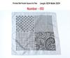 Men's Retro Wedding Pocket Square - Groom & Best Man Viscose Handkerchief Scarf