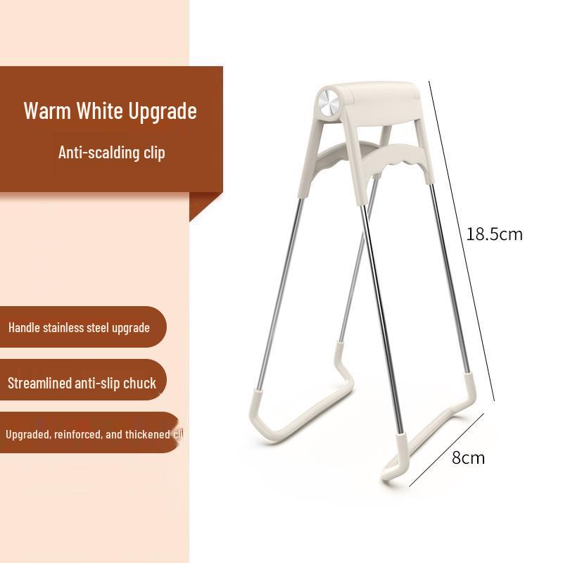 Stainless Steel Anti-Scald Non-Slip Kitchen Bowl Clip and Tray Lifter