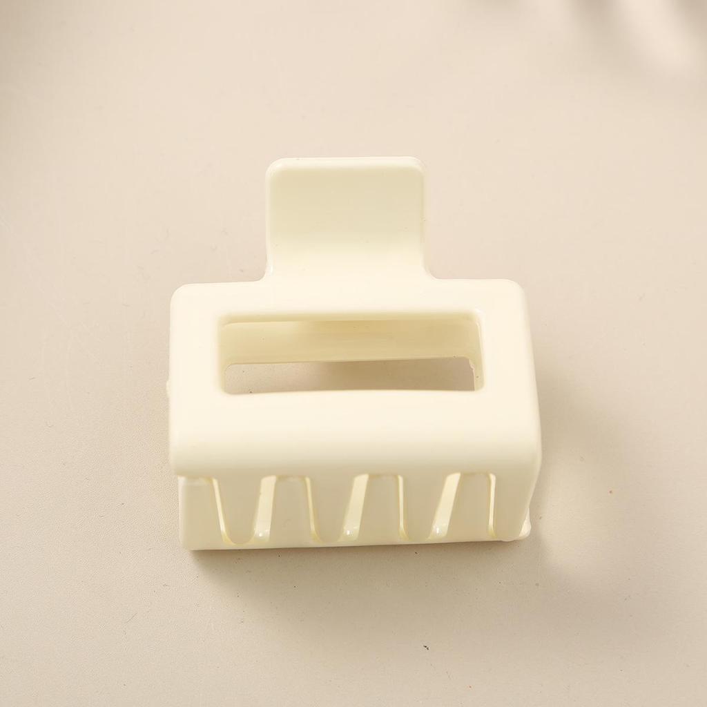 8.5CM x 10.5CM Rectangular Matte PS Hair Clip - Simple Shark Hair Accessory