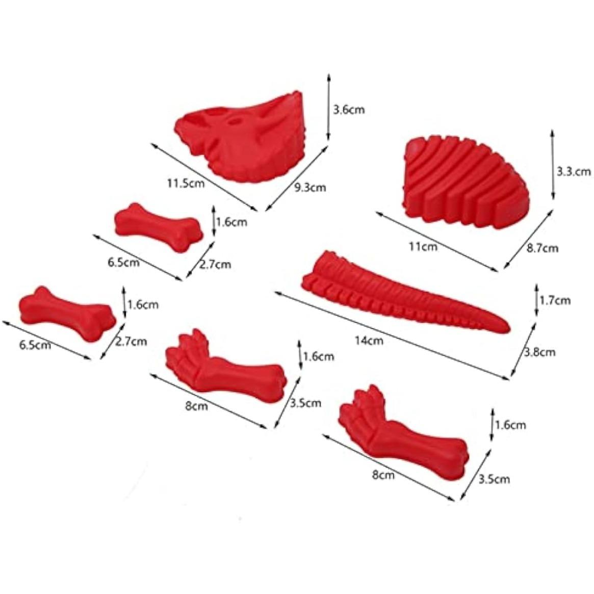 Игровые формы для песка в виде динозавров для детей — фото 3