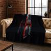 Cartoon Knight Templar Cavalier Crusaders Flannel Blanket Soft Warm Throw Blanket for Bedroom Living Room Bed Travel Picnic Kid