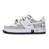 Nike Air Force 1 Low top Skateboard-Schuhe Damen Schwarz Weiß Grau DD8959-100(TeamR-S-BOX)