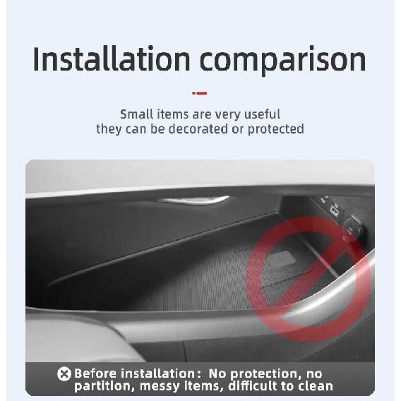 For Denza D9 Silicone Storage Box Center Console under Layer Modification Special Car Interior Accessories Organizer