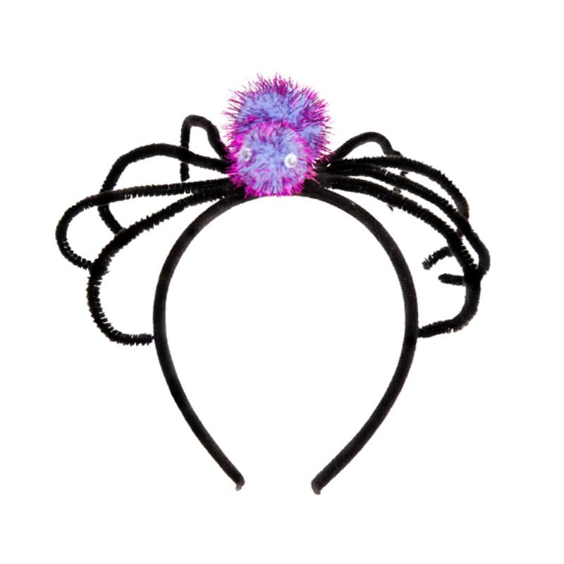 

Headband Spider Halloween Hair Band Headwear Headdress Costume Party Accessories фиолетовый